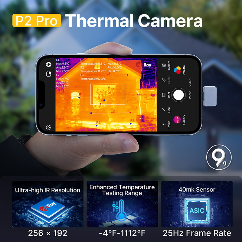 Termocamera inray P2 Pro per t - Nf 521 Thermal Imaging Camera recensione e prezzo