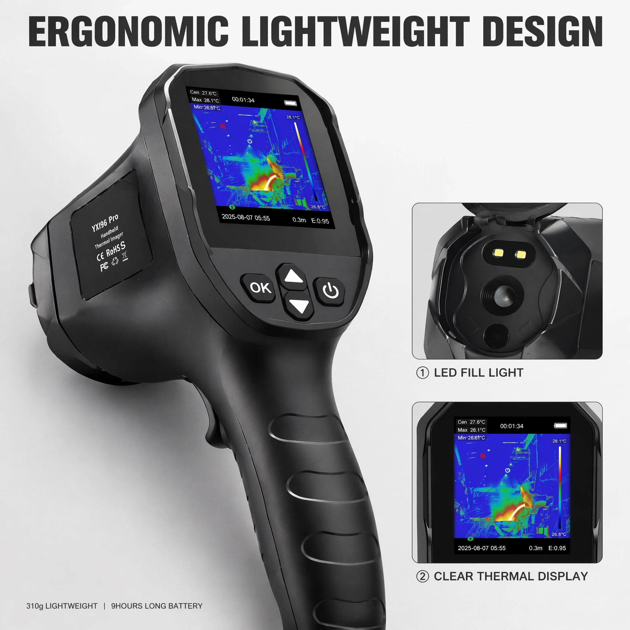 Termocamera Portatile HP-YXI96 - Nf 521 Thermal Imaging Camera recensione e prezzo