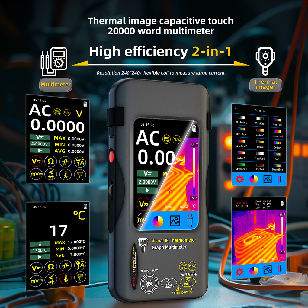 Multimetro per imaging termico - Nf 521 Thermal Imaging Camera recensione e prezzo